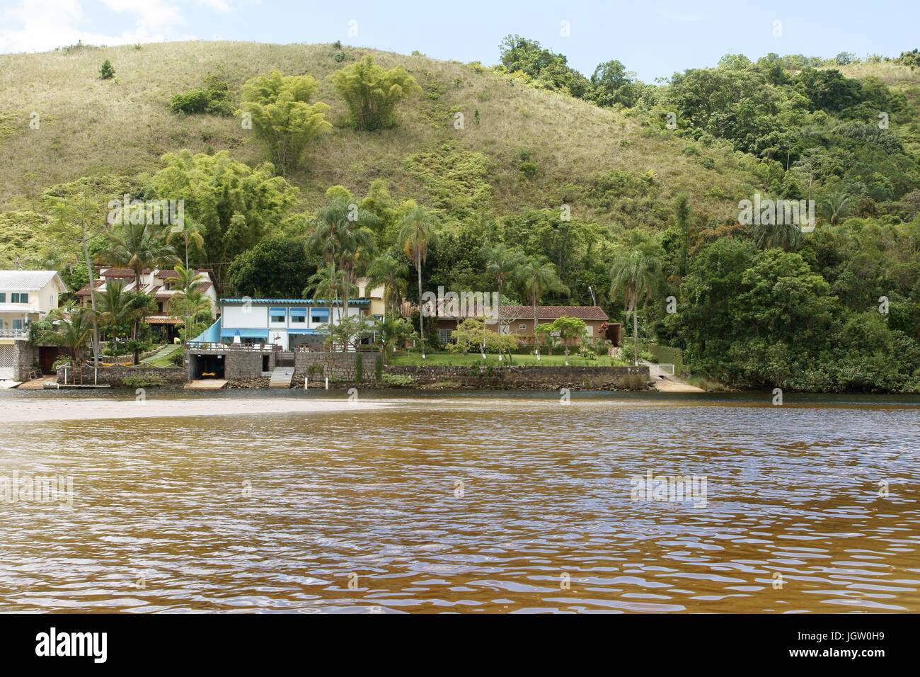 Paysage, Barra do Una, Peruíbe, São Paulo, Brésil Banque D'Images