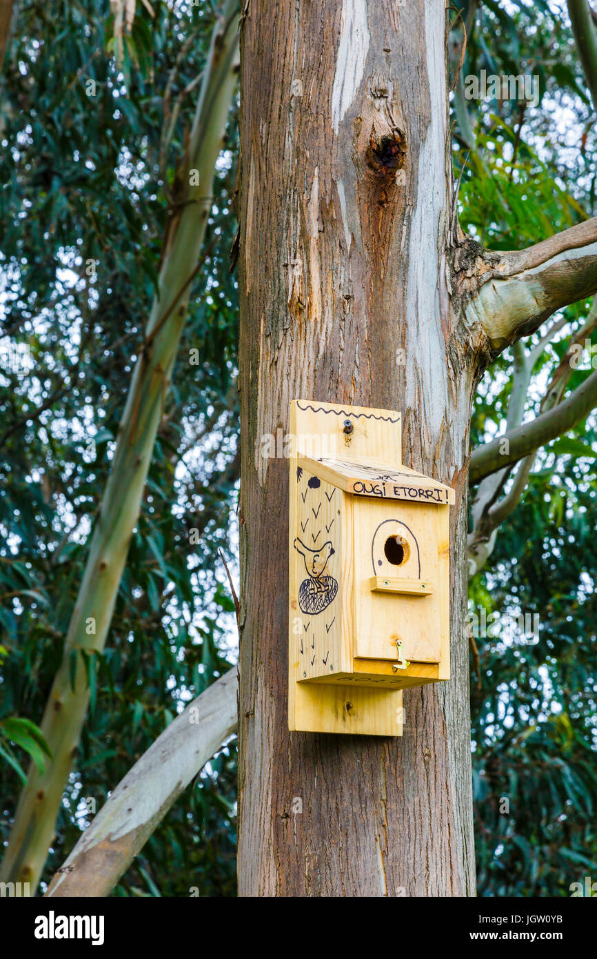 Nichoir. Banque D'Images