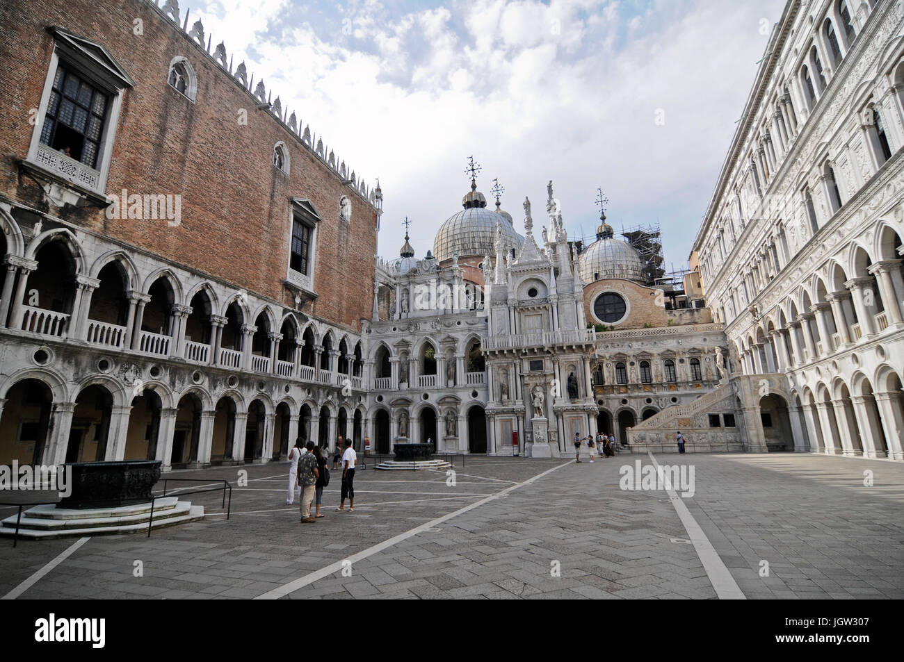 Du Palais des Doges, Venise Banque D'Images