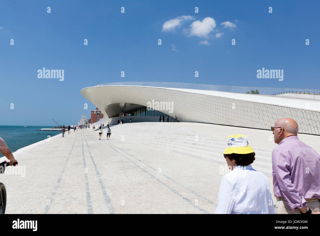 MAAT, le Musée d'art, d'architecture et de la technologie à Lisbonne, Portugal. Banque D'Images