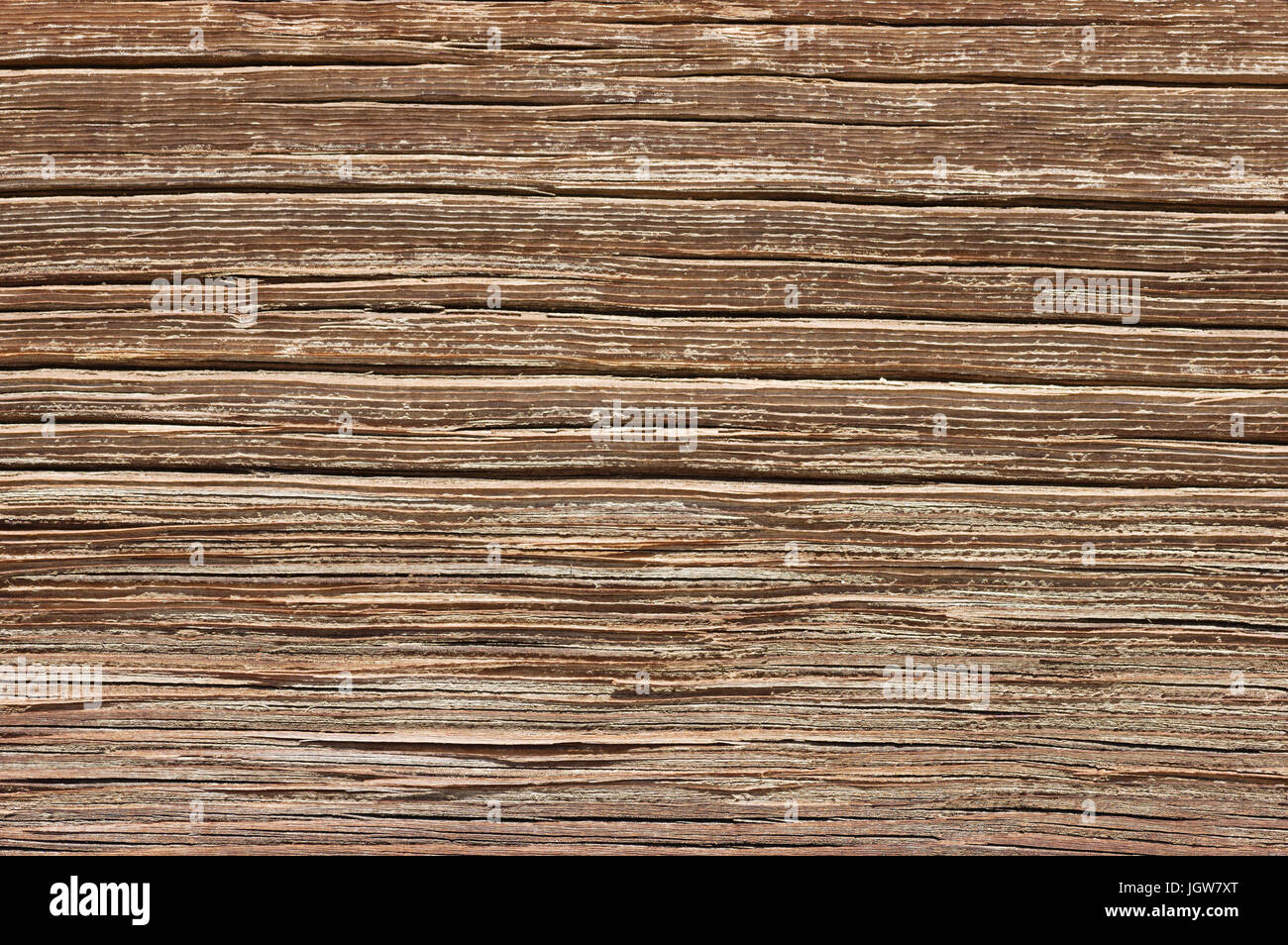 Old weathered wood grain avec vestiges de l'ancienne peinture Banque D'Images