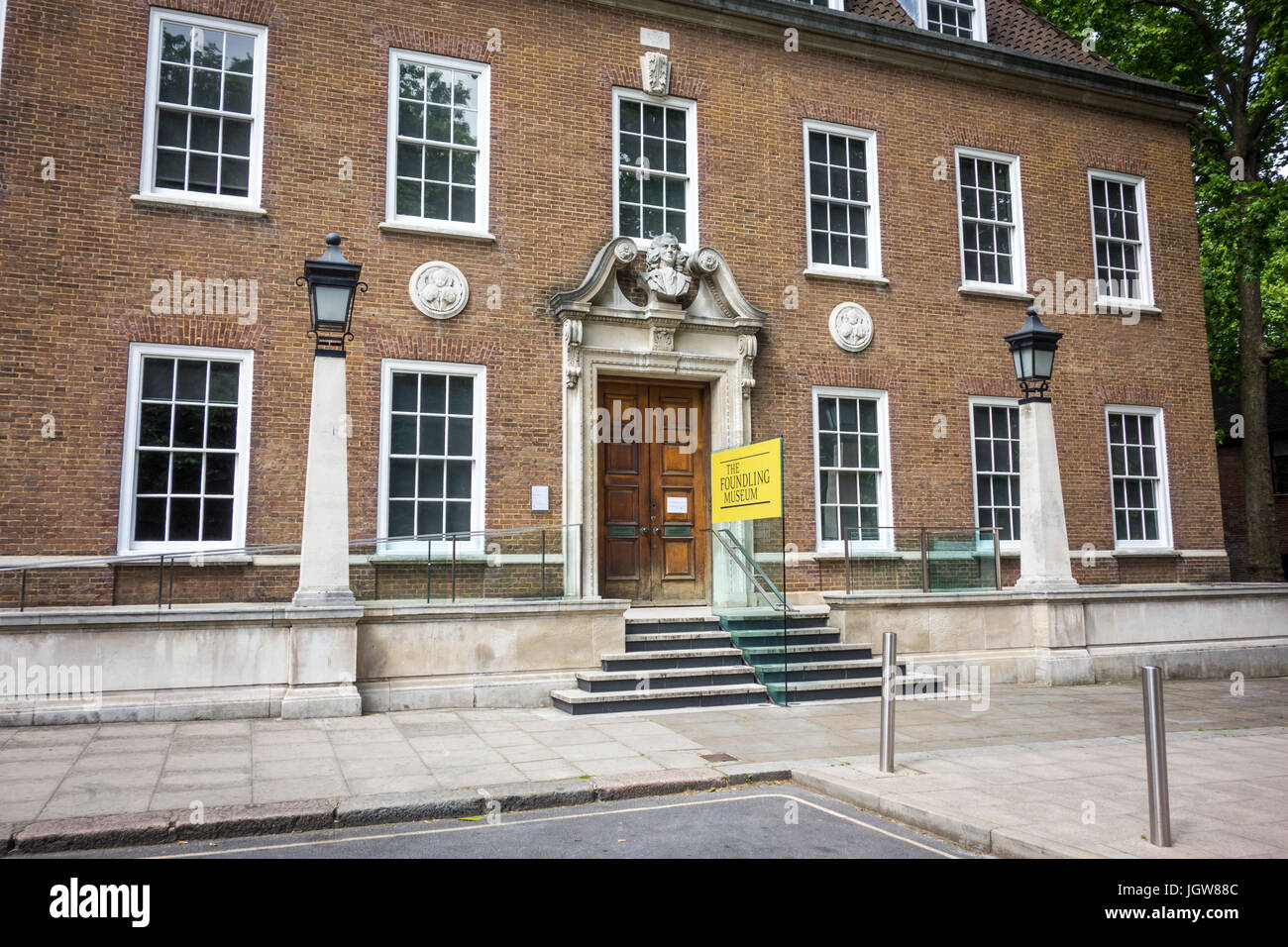 Le Musée Foundling, Brunswick Square, Bloomsbury, London, UK Banque D'Images