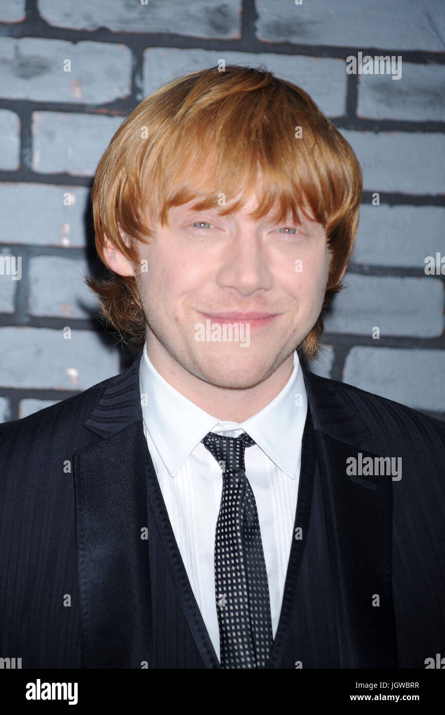 Rupert Grint à la première de "Harry Potter et les Reliques de la mort - Partie 1' à l'Alice Tully Hall à New York. Le 15 novembre 2010. Crédit : Dennis Van Tine/MediaPunch Banque D'Images