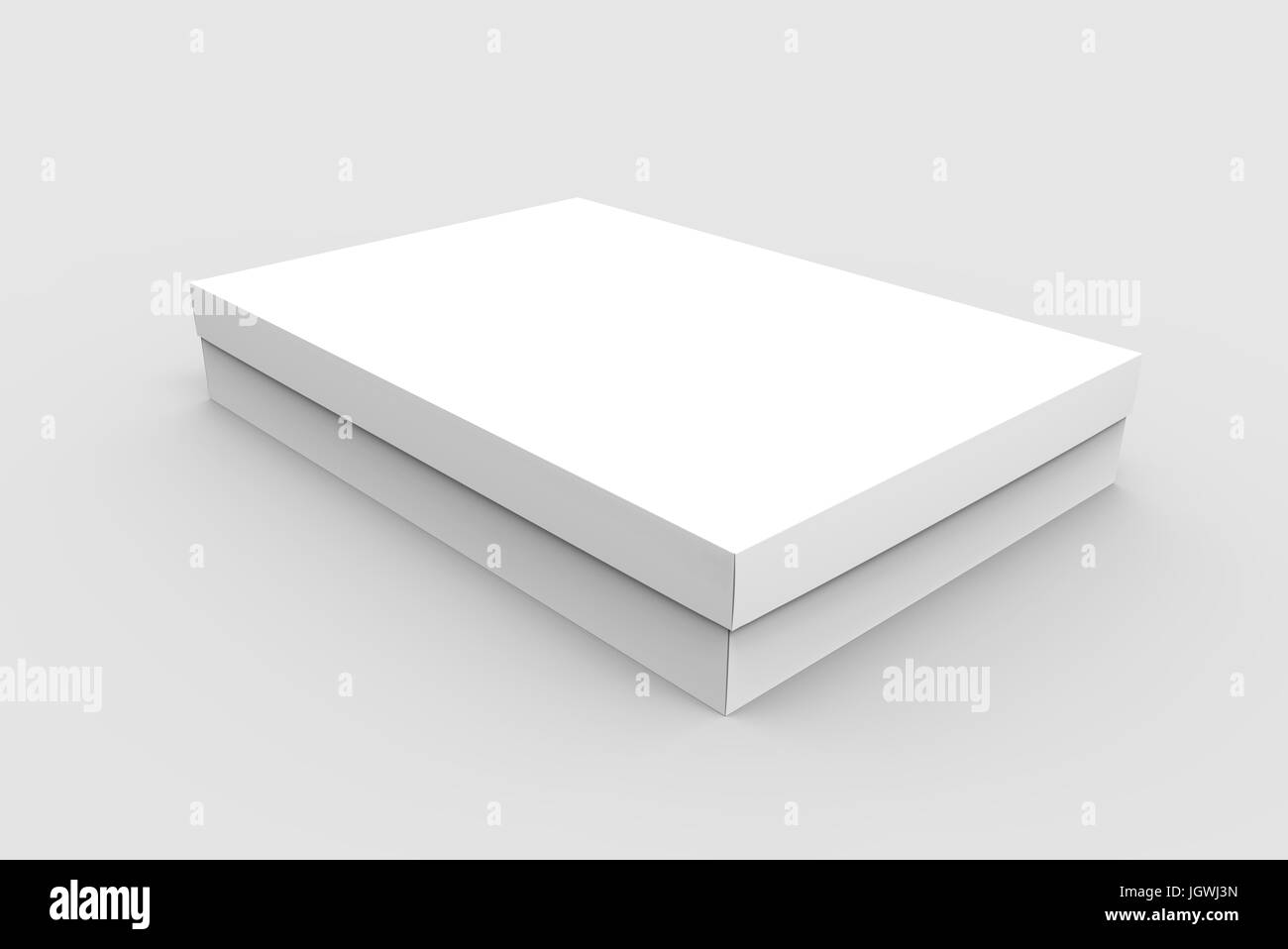 Portrait de blanc plat fort pour la conception en 3D Rendering Banque D'Images