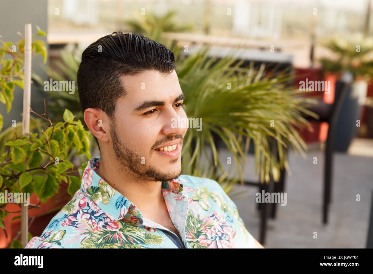 Portrait of handsome man Banque D'Images