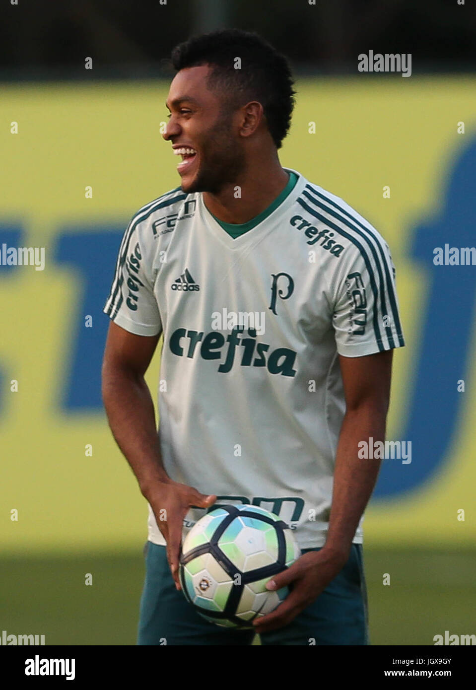 SÃO PAULO, SP - 11.07.2017 : TREINO N PALMEIRAS - Le joueur Borja, de se Palmeiras, au cours de la formation, à l'Académie de football. (Photo : Cesar Greco/Fotoarena) Banque D'Images