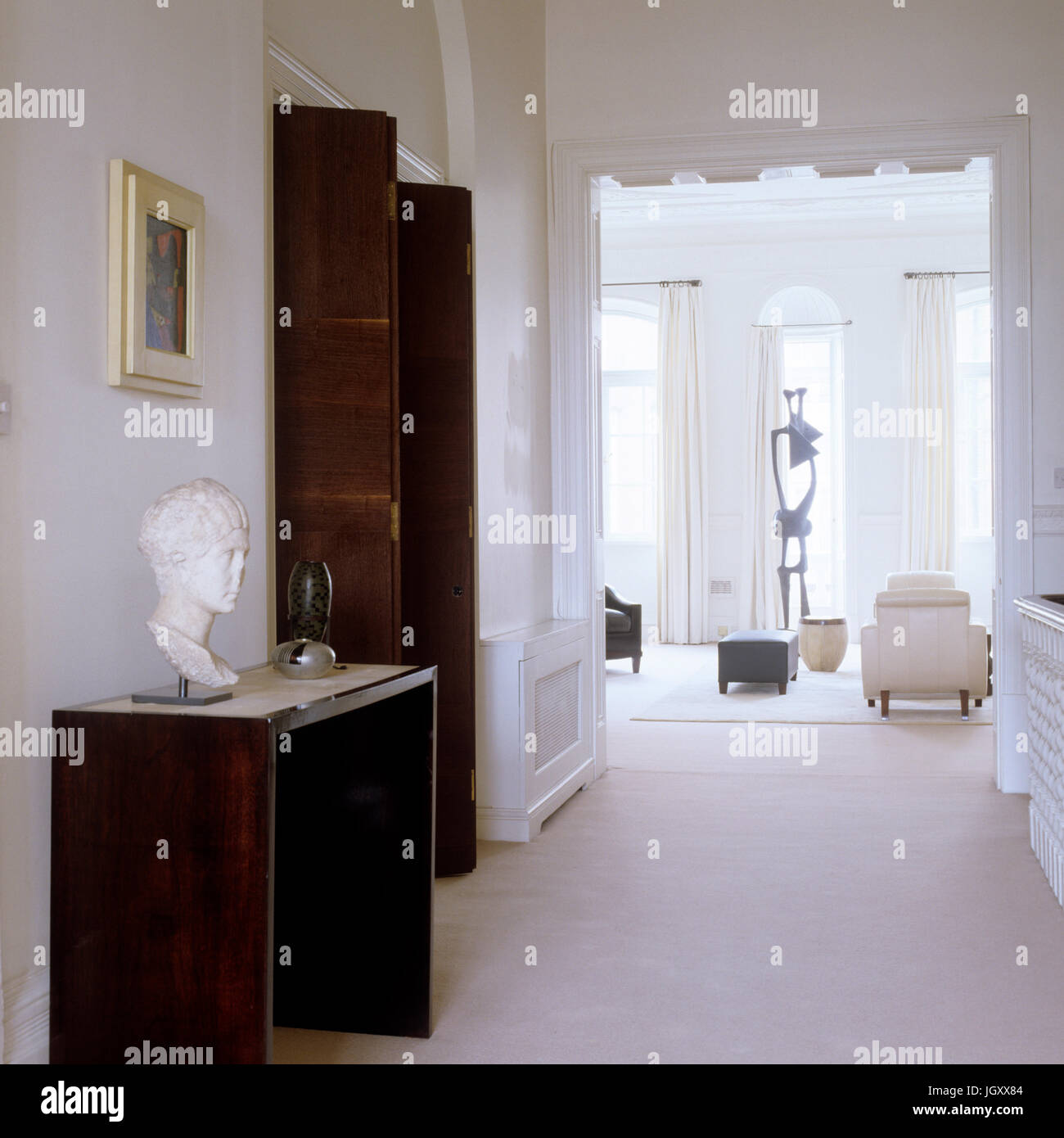 Style minimaliste, couloir Banque D'Images