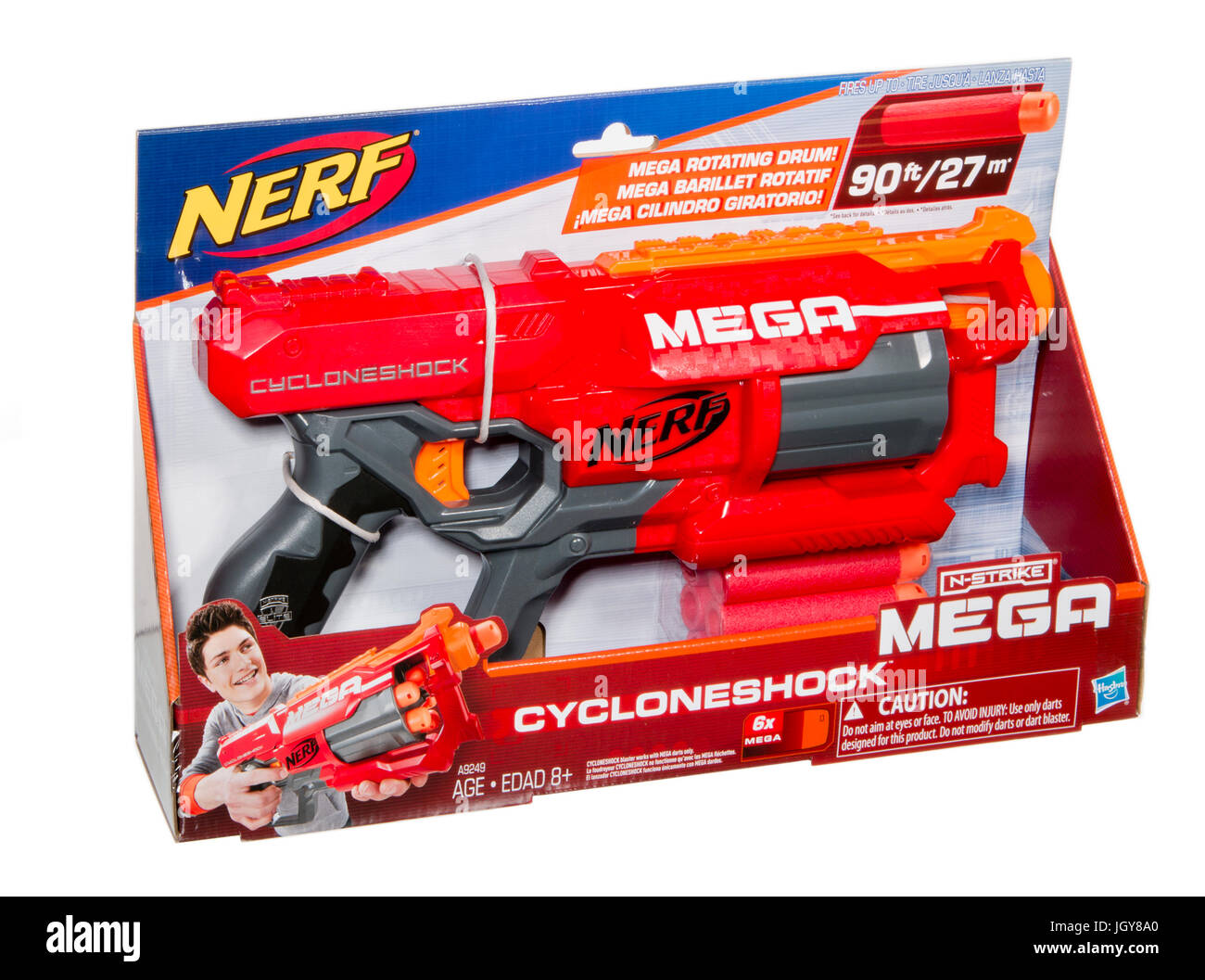 Pistolet nerf Cycloneshock Banque D'Images
