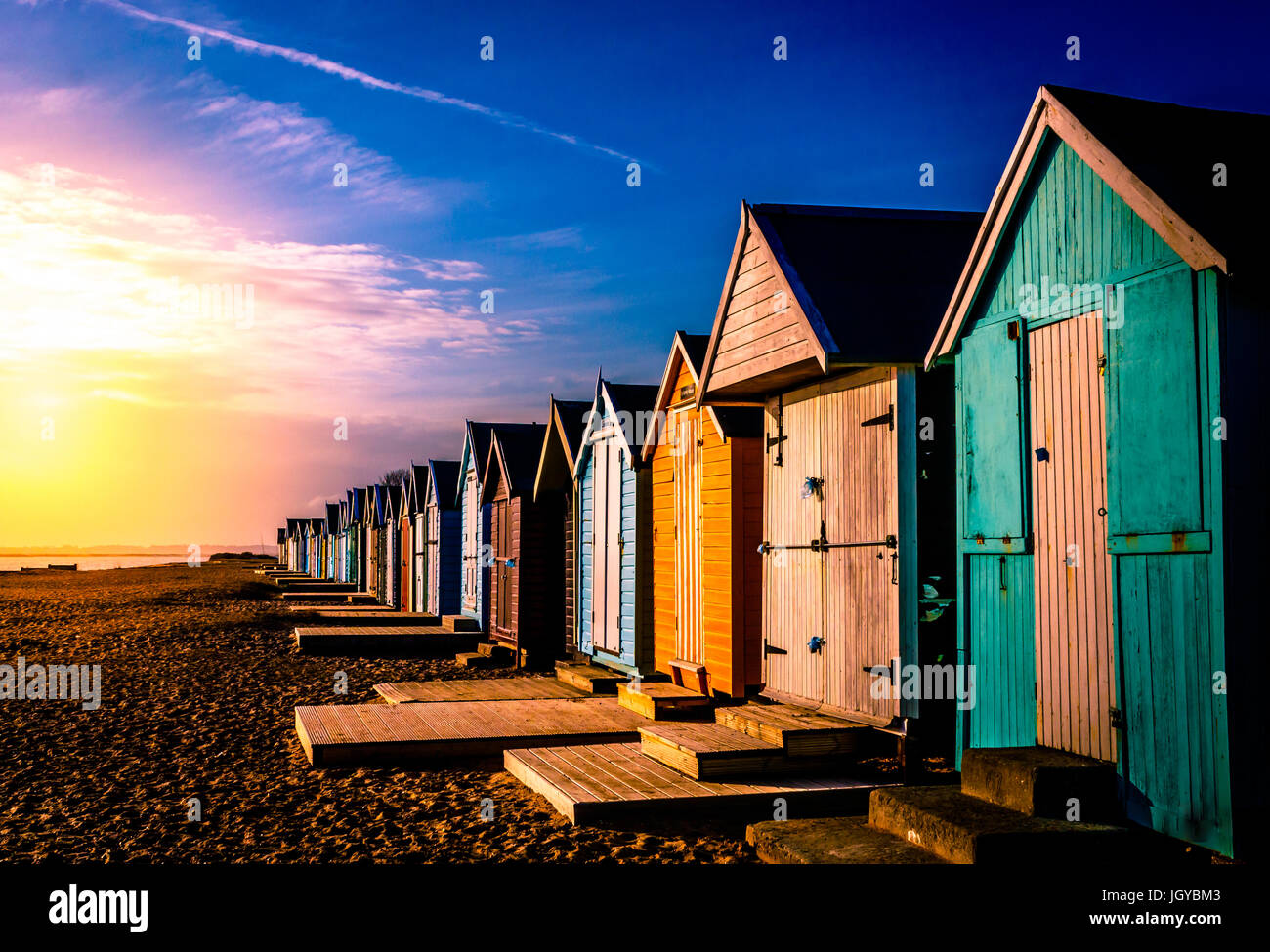 Cabane de plage Banque D'Images