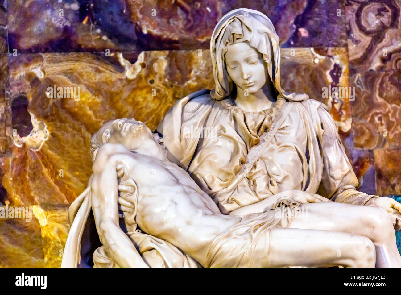 Sculpture Statue en bronze Saint Pierre Vatican Rome Italie Banque D'Images