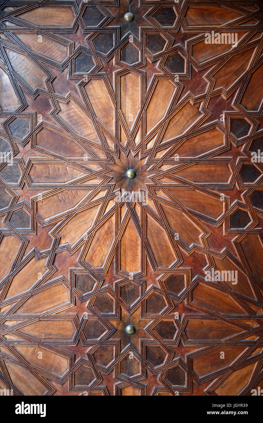 Décoration de la Grande Mosquée de Paris. La France. Banque D'Images