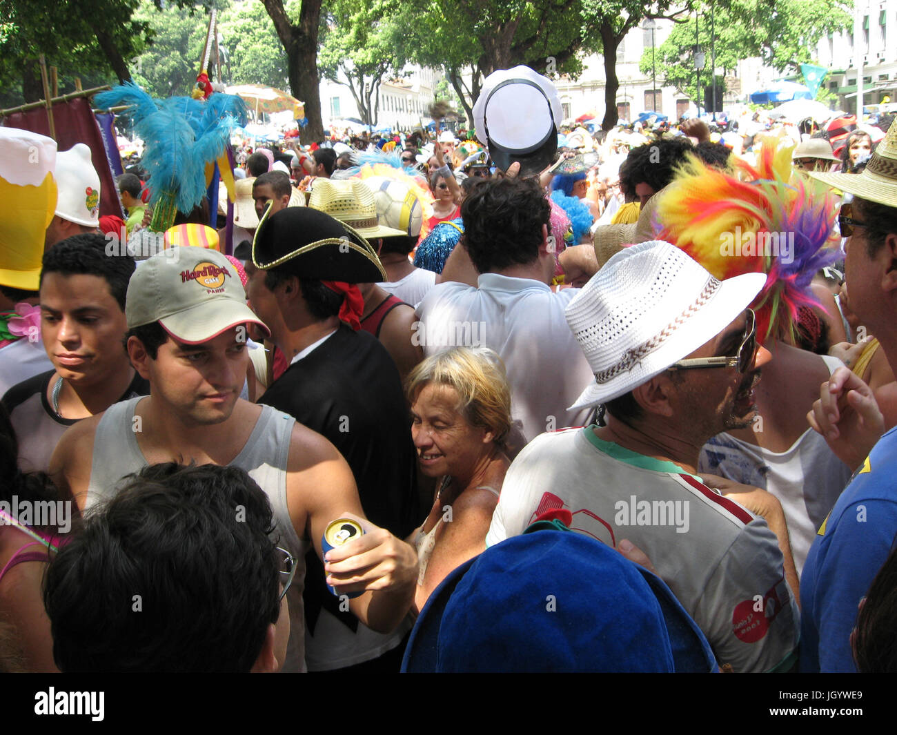 Blocs de rue, Carnaval 2009, Rio de Janeiro, Brésil Banque D'Images