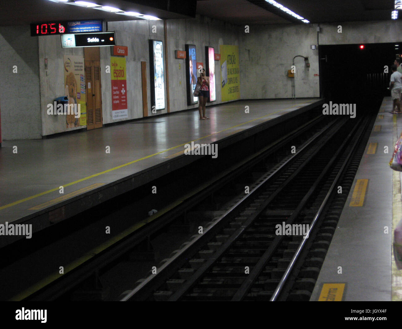 Intérieur de la Métro, Rio de Janeiro, Brésil Banque D'Images