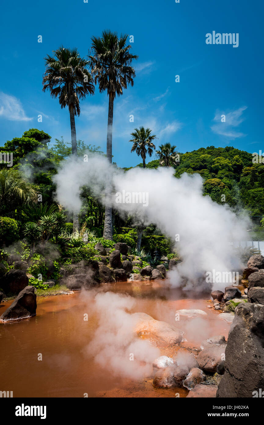 Beppu, Hot Springs. Kyushu, Japon Banque D'Images