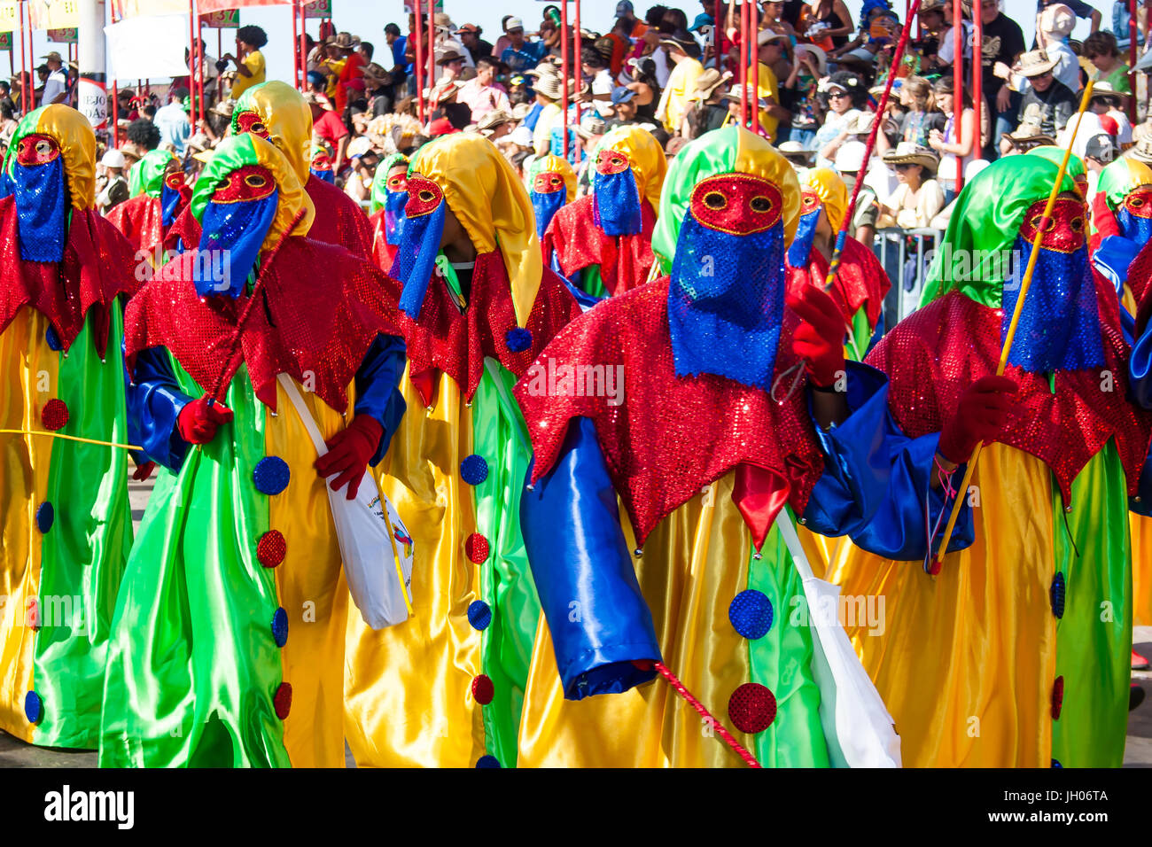 Le Carnaval de Barranquilla : Chef-d'oeuvre du patrimoine oral et immatériel de l'humanité Banque D'Images