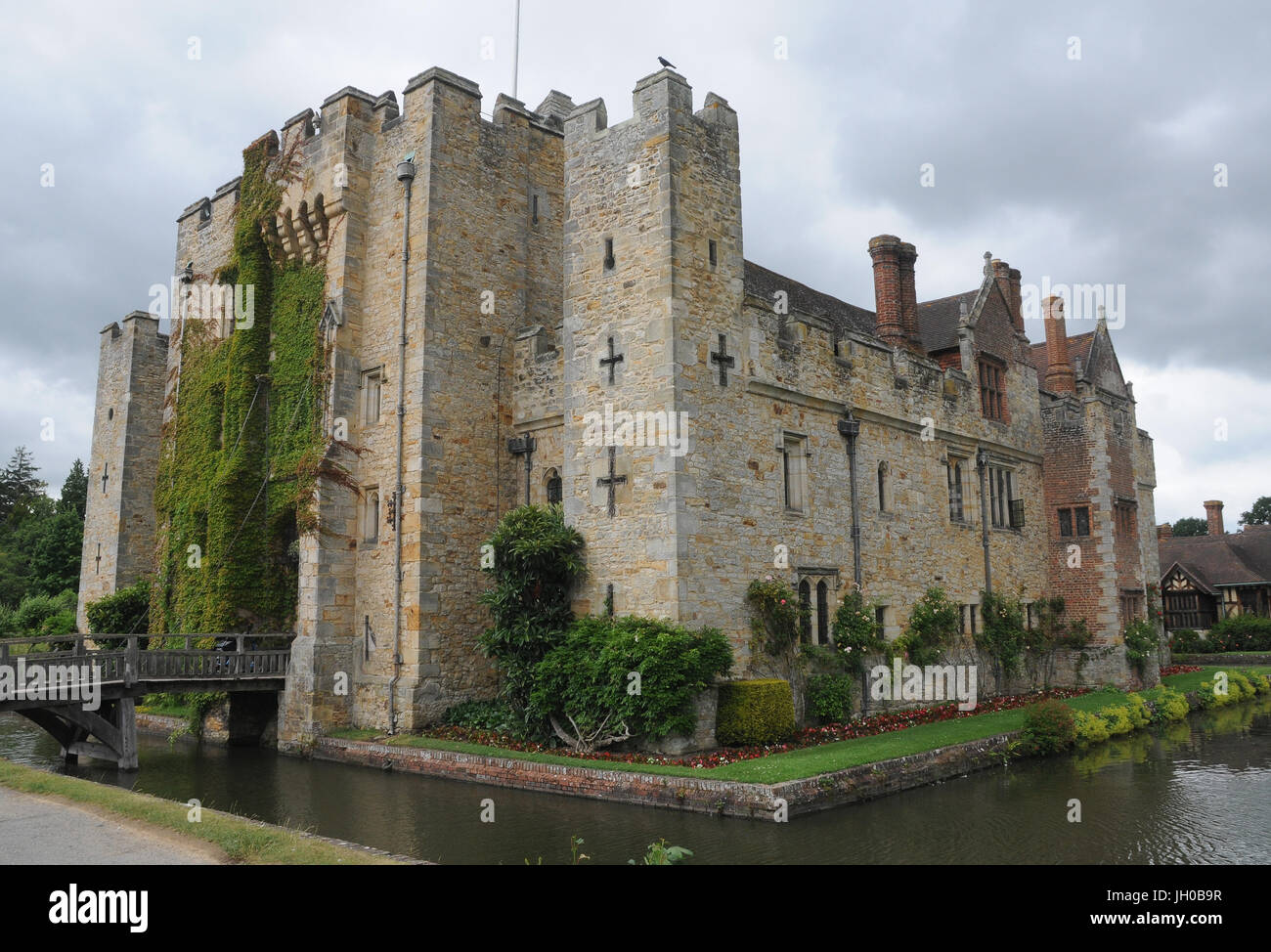 Hever Castle Accueil d'Anne Boleyn Banque D'Images