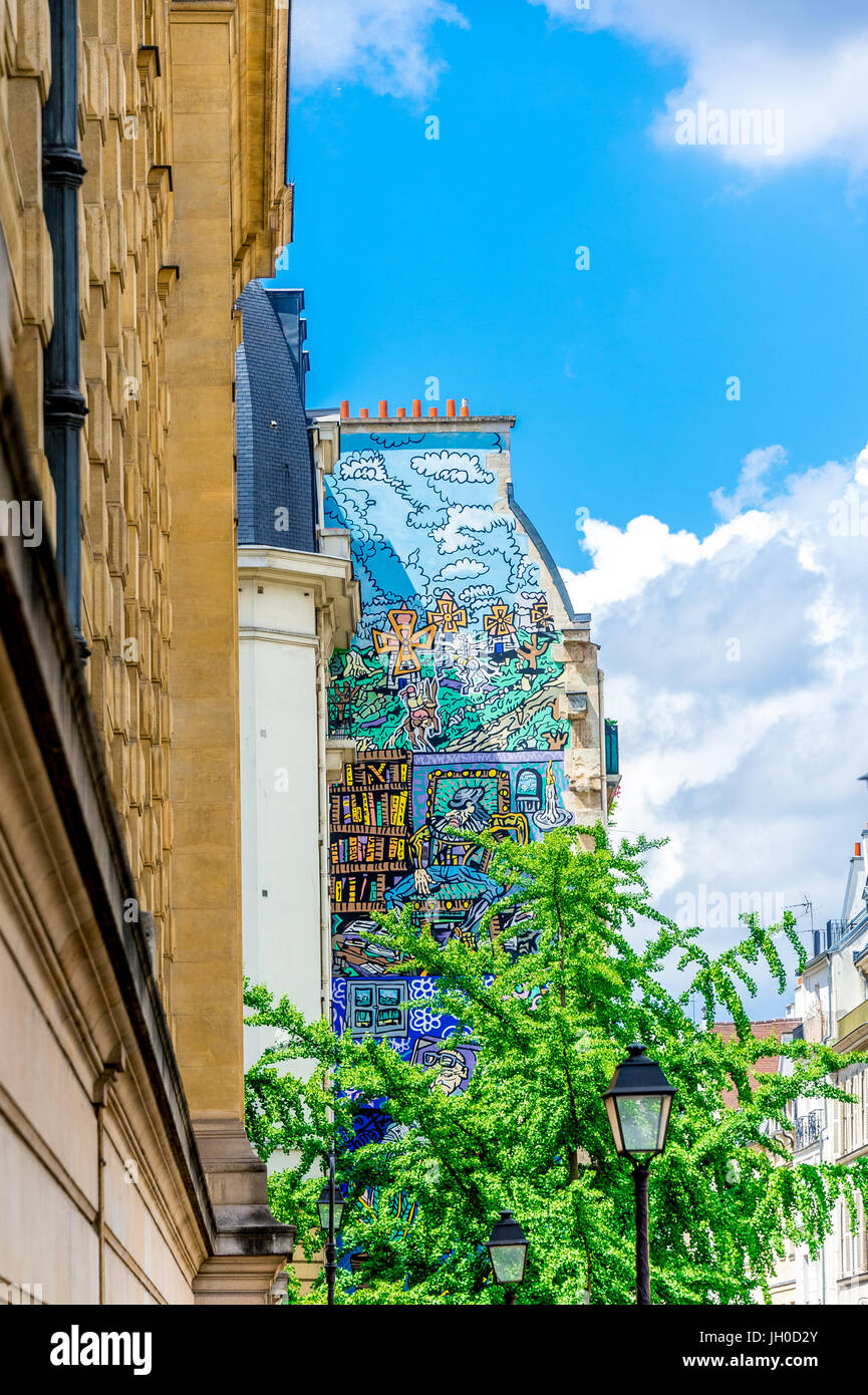 Paris Street Art Banque D'Images