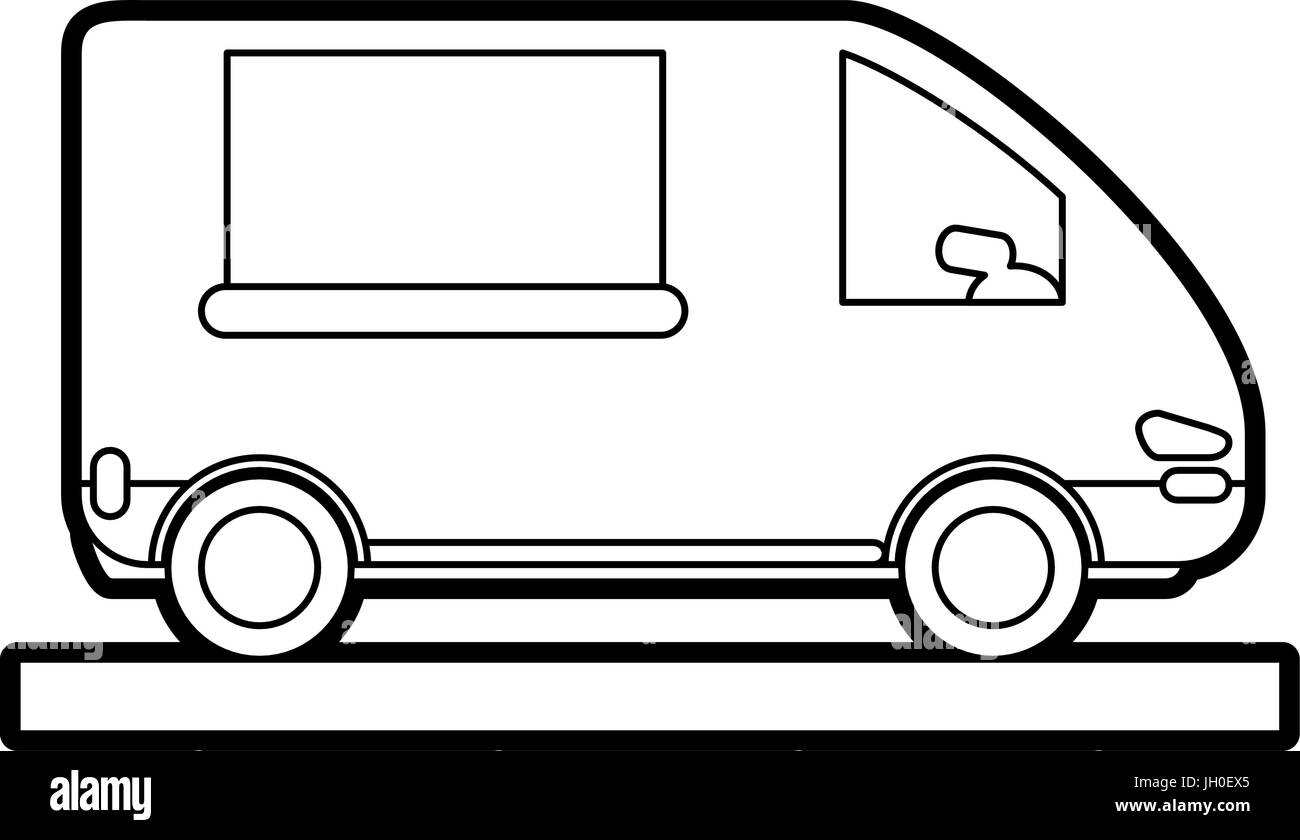 Van vector illustration Illustration de Vecteur