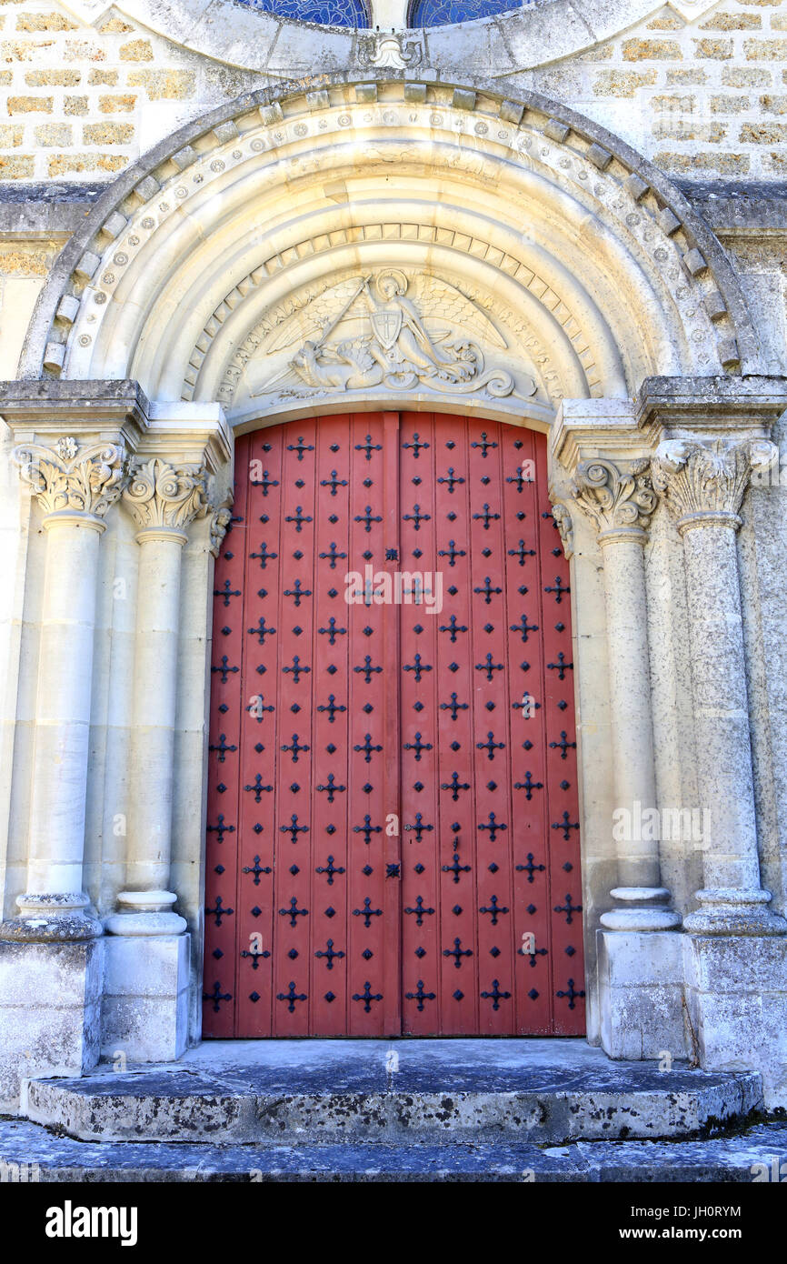 Abbaye de Jouarre. Banque D'Images