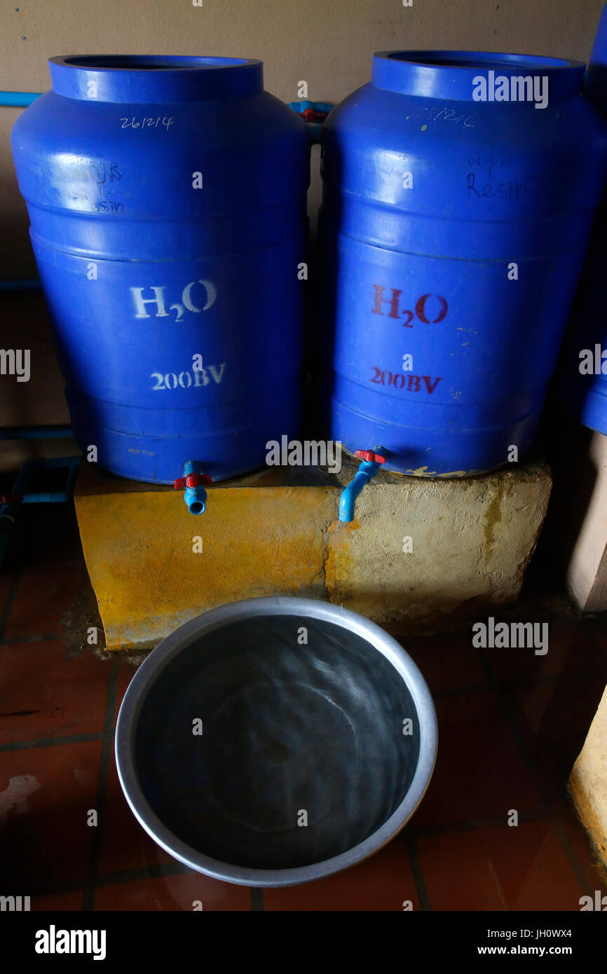 1001 L'eau des fontaines. Atelier. Le Cambodge. Banque D'Images