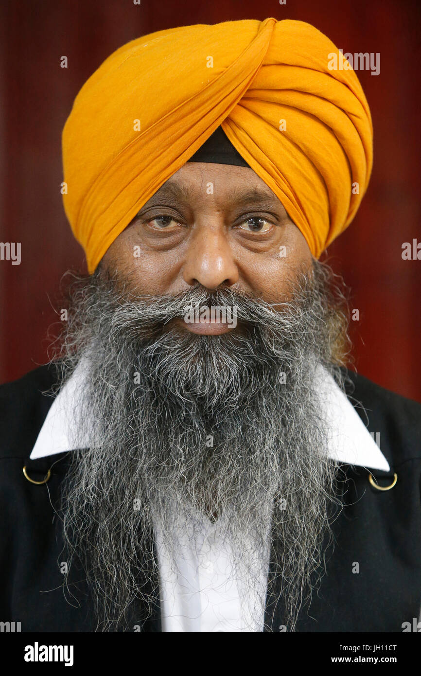 Gurdwara Guru Nanak, Leicester. Sikh. United Kingdom. Banque D'Images