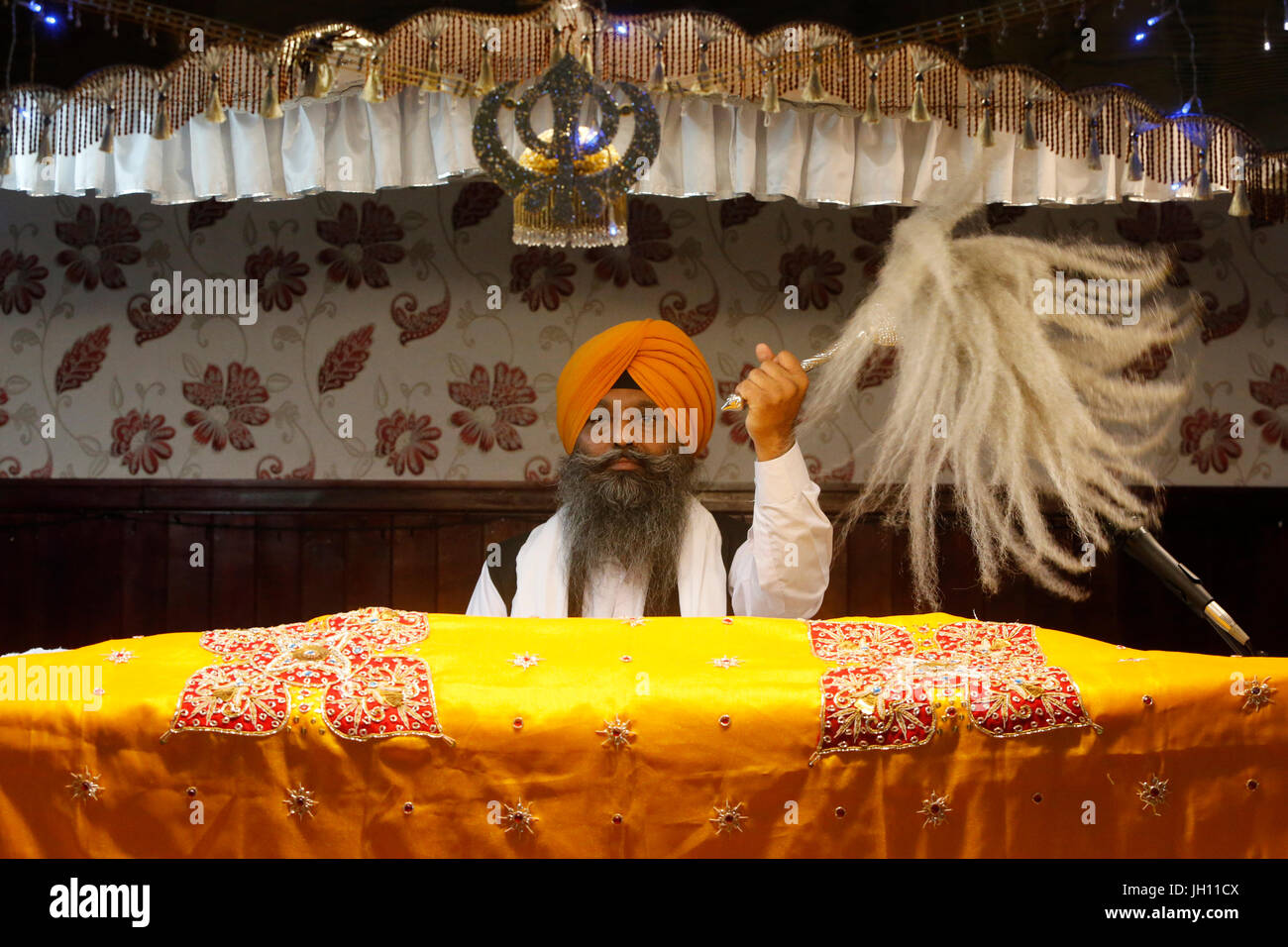 Gurdwara Guru Nanak, Leicester. United Kingdom. Banque D'Images
