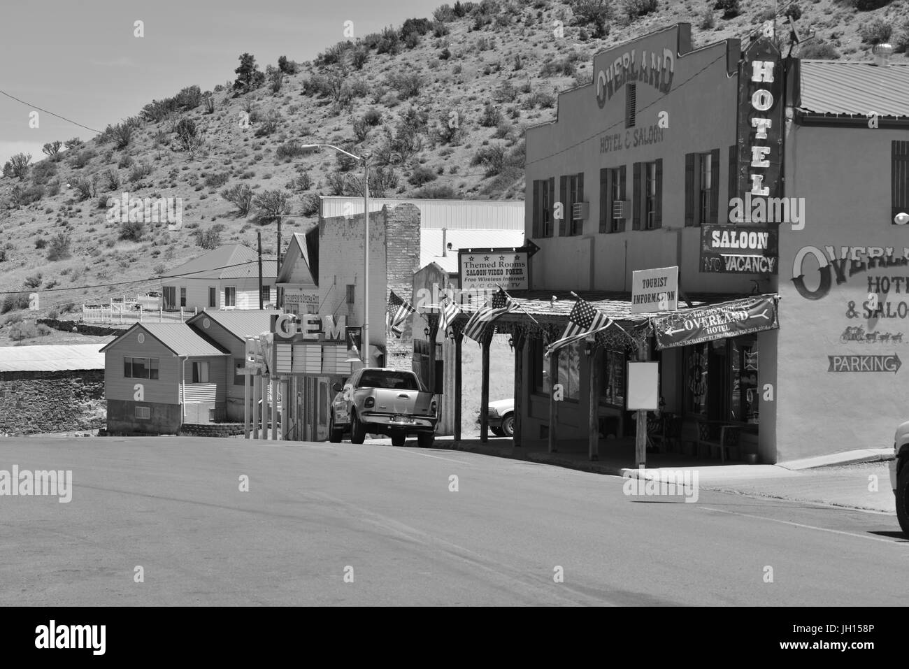 La rue principale de pioche au Nevada Banque D'Images