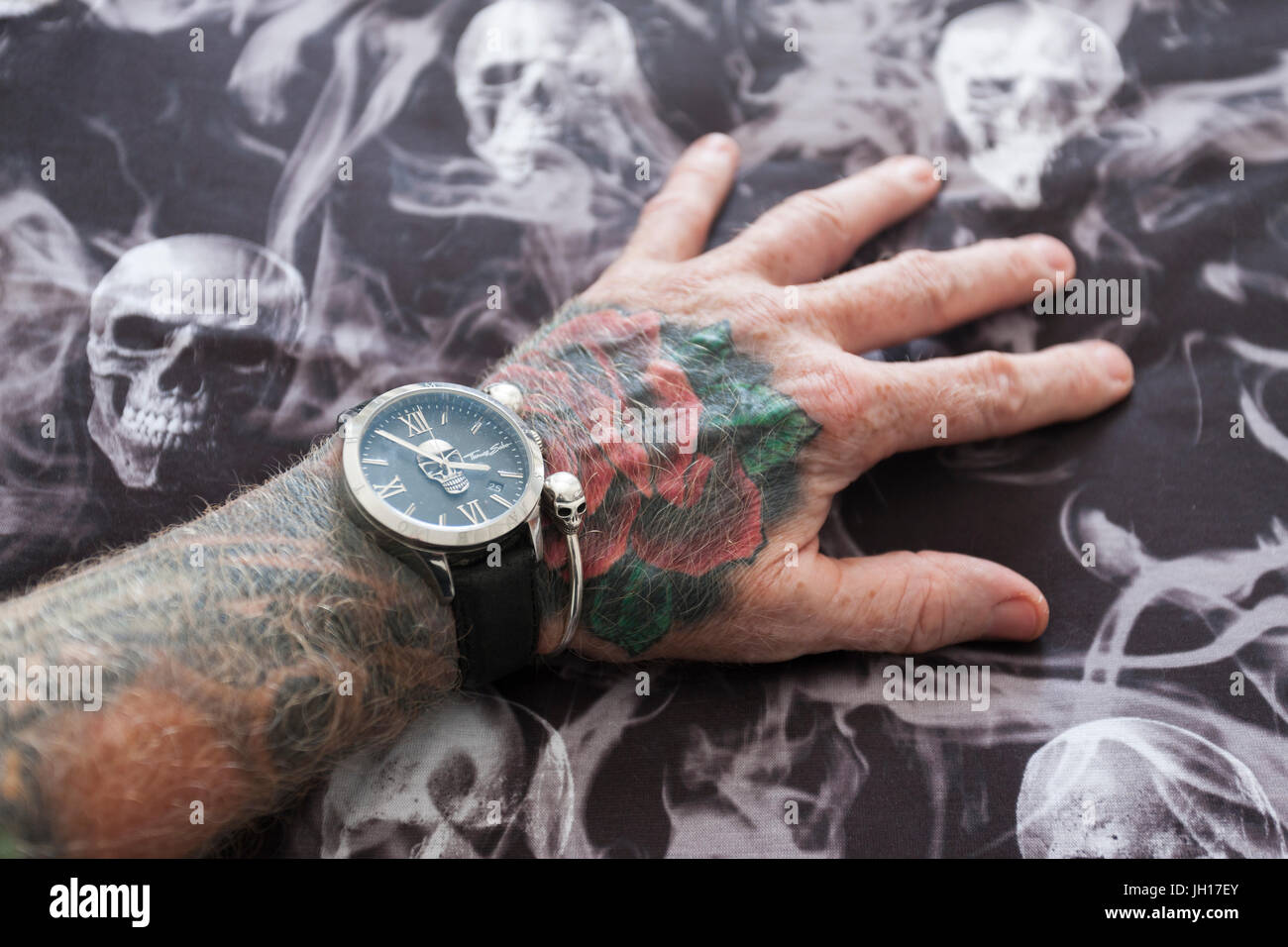 Thomas Sabo et du tatouage Banque D'Images