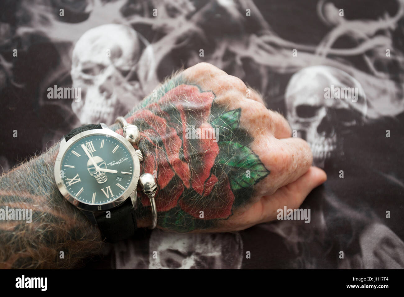 Thomas Sabo et du tatouage Banque D'Images