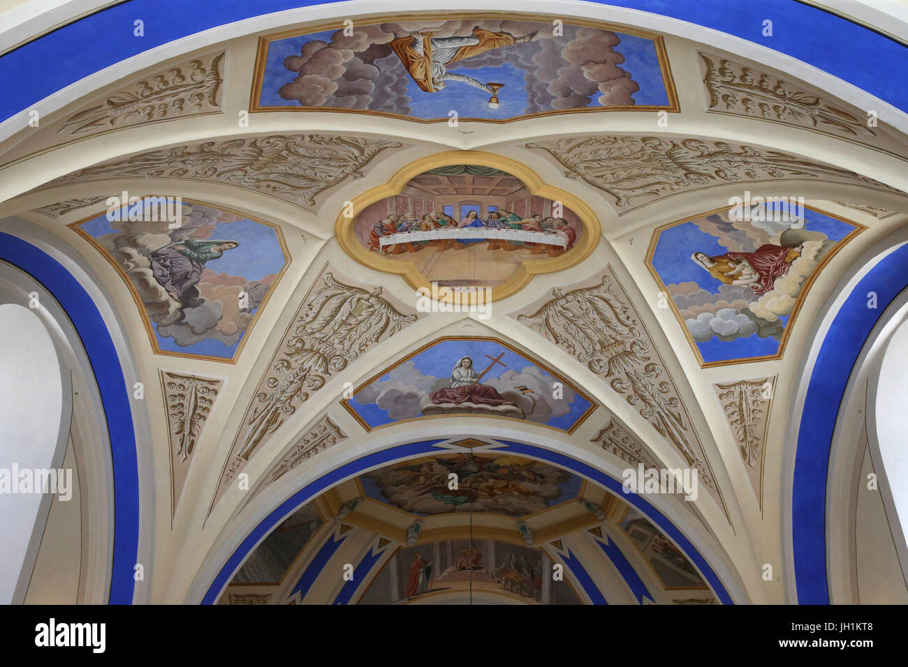L'église Saint-Nicolas de Veroce. La France. Banque D'Images