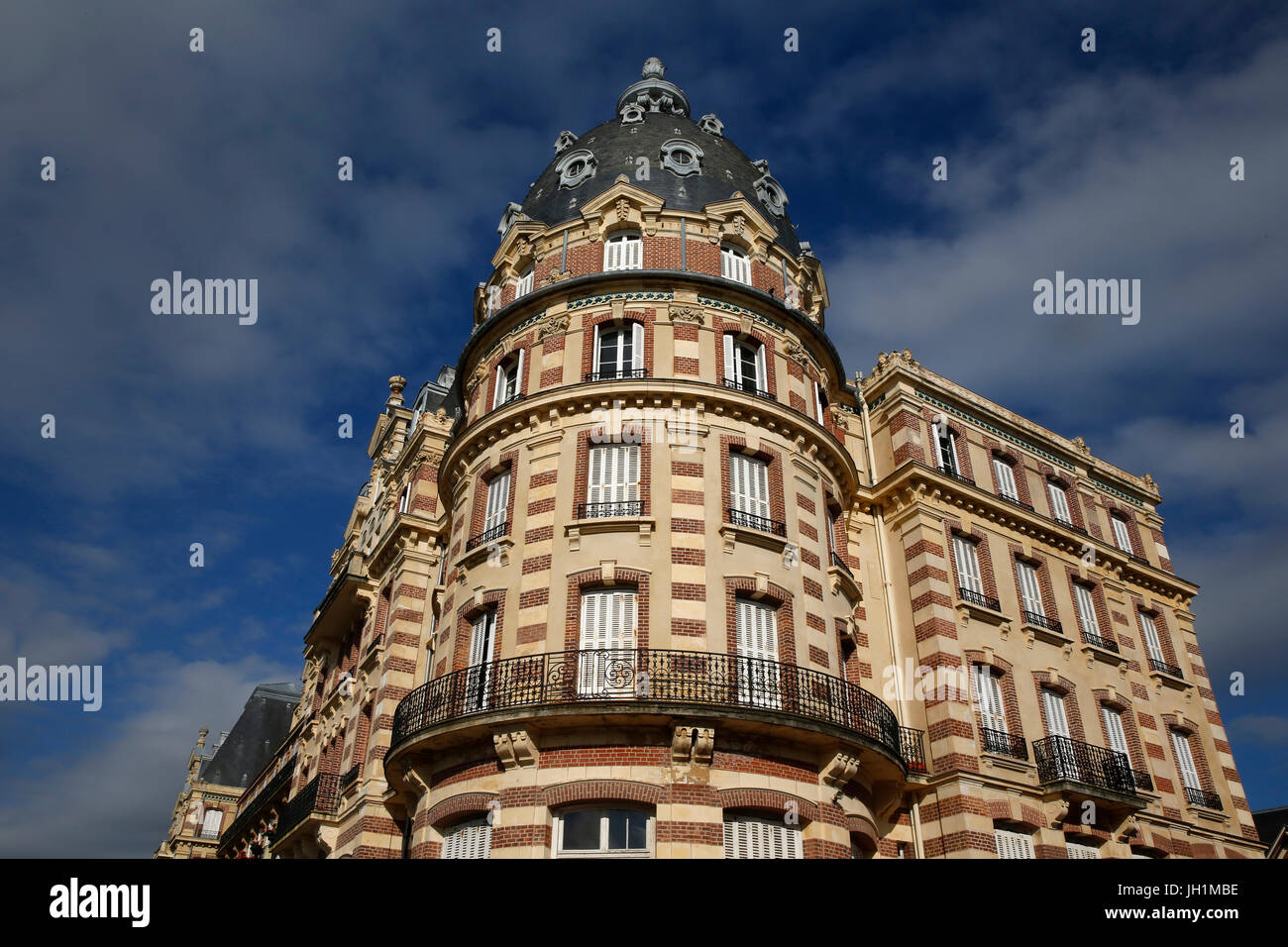Immeuble du patrimoine à Caen, Calvados. La France. Banque D'Images