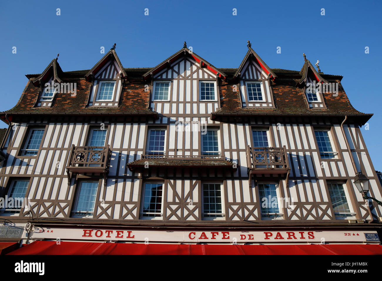 Hôtel de Cabourg, Normandie. La France. Banque D'Images