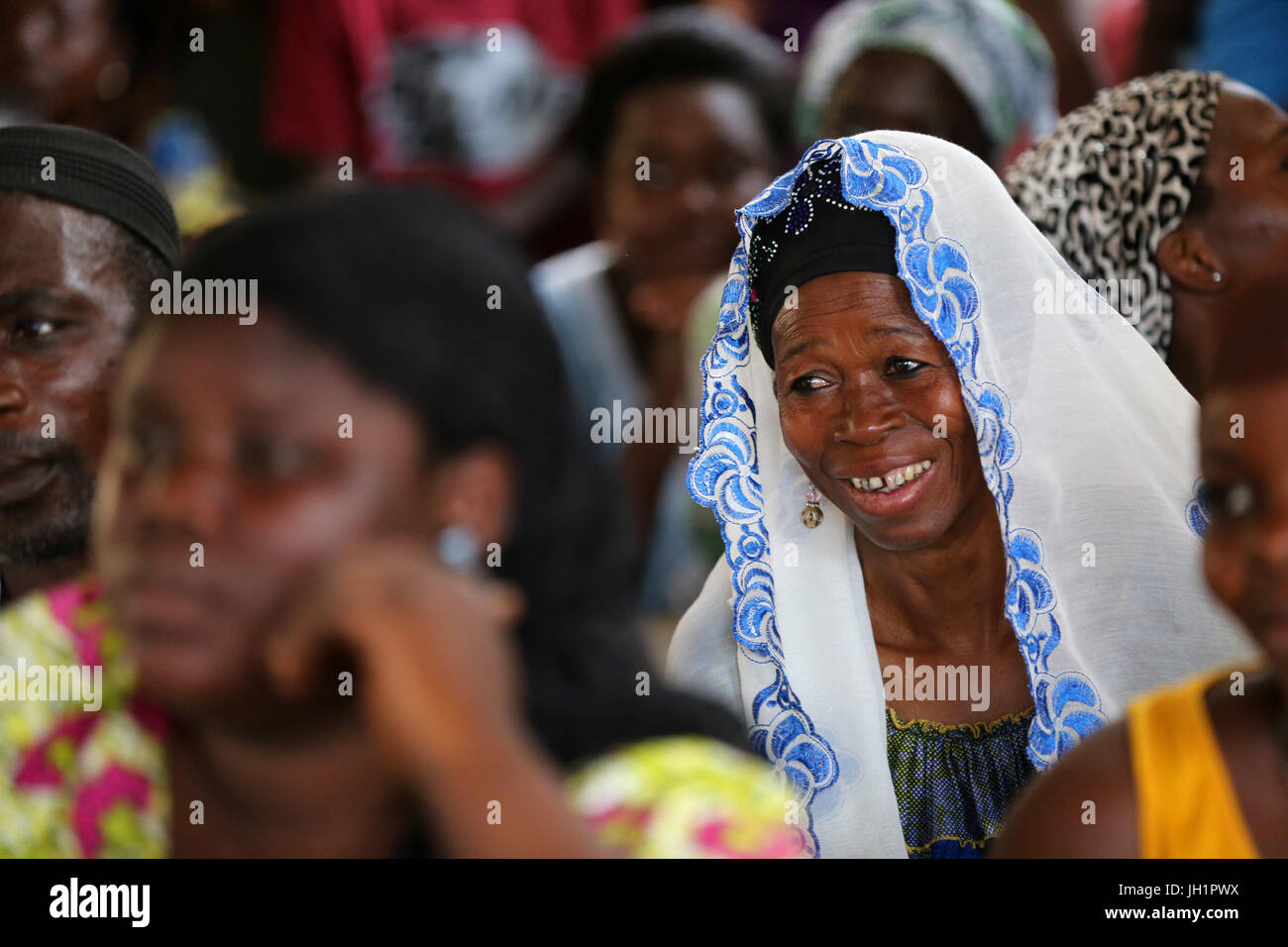 Les femmes africaines. Lome. Le Togo. Banque D'Images