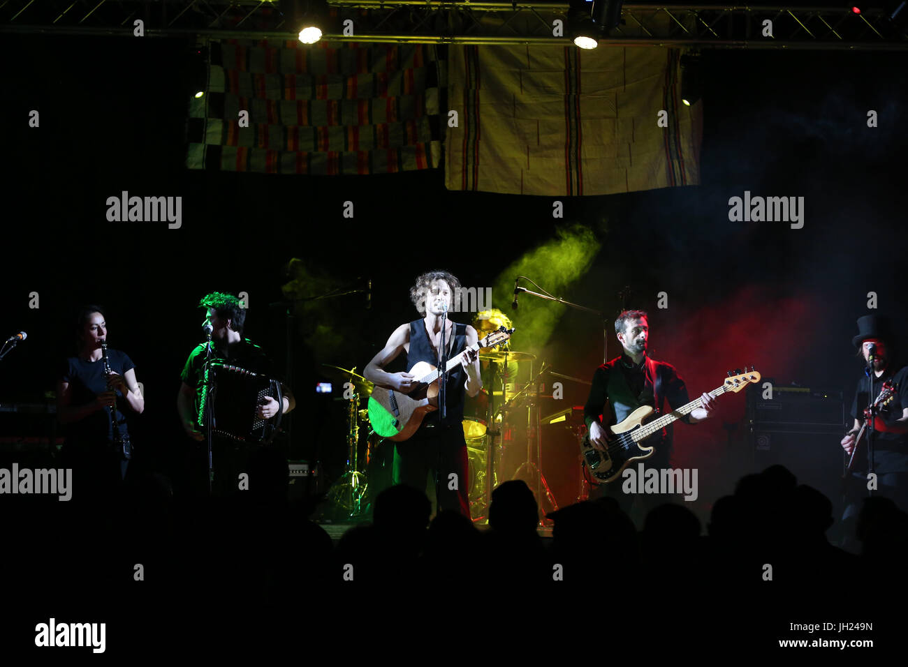 Les Houches Reggae Festival. La fureur contre la marmotte. La France. Banque D'Images