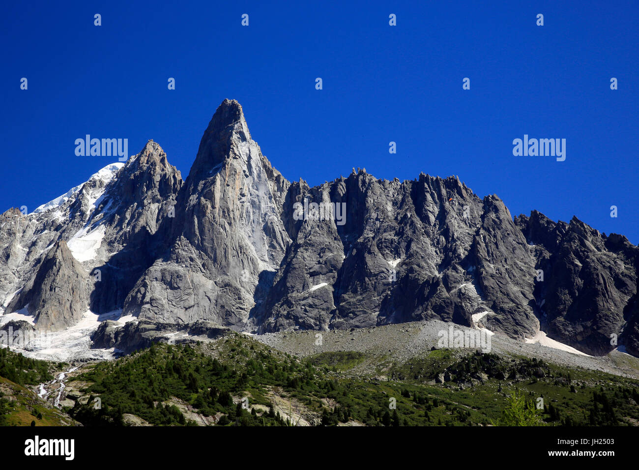 Alpes françaises. Massif du Mont Blanc. La France. Banque D'Images