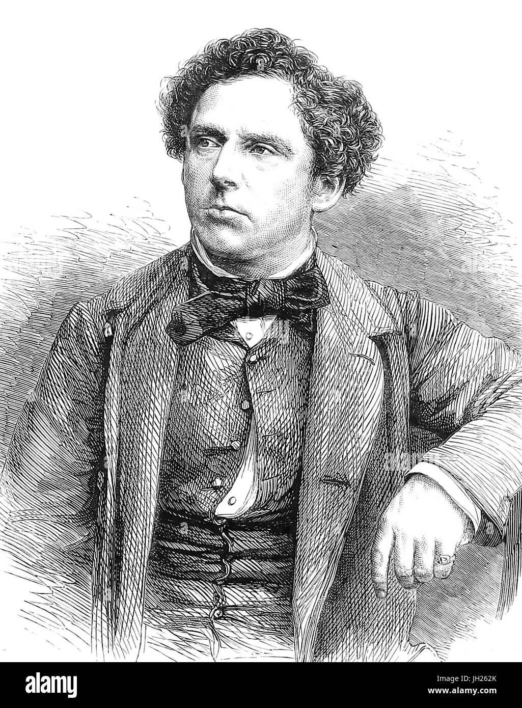 FREDERICK ROBSON (1821-1864) acteur comique Anglais Banque D'Images