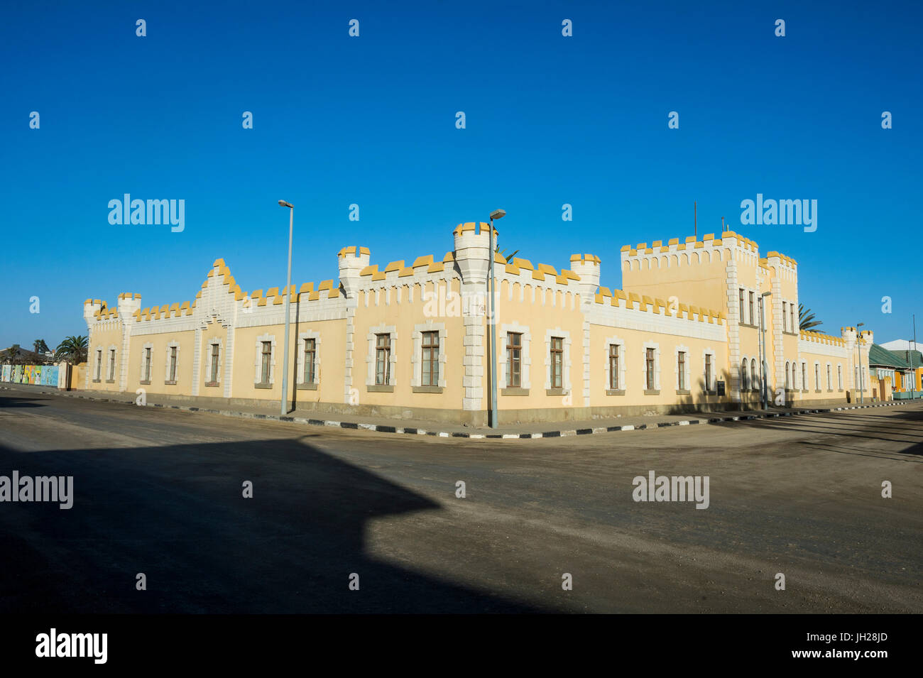 Vieux fort allemand, Swakopmund, Namibie, Afrique Banque D'Images