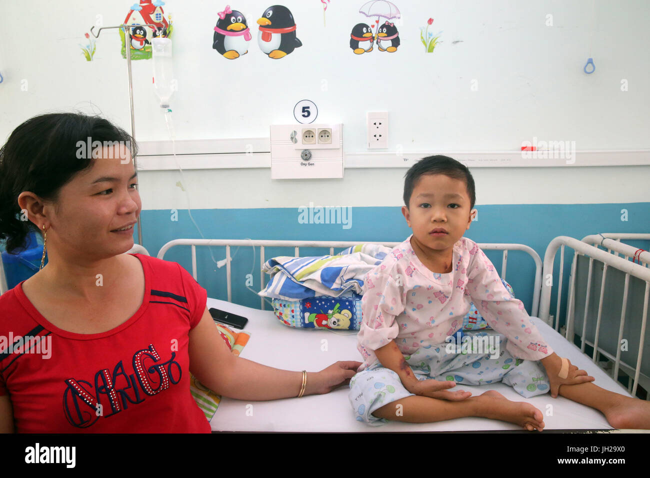 L'Institut de Cardiologie offre des soins de haute qualité aux patients vietnamiens souffrant de maladies du cœur. Ho Chi Minh Ville. Le Vietnam. Banque D'Images