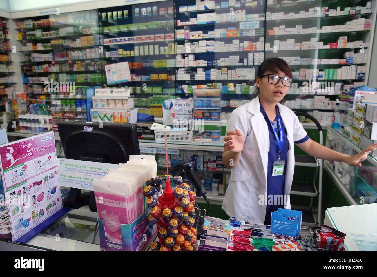 D'excellente réputation. Ho Chi Minh Ville. Le Vietnam. Banque D'Images