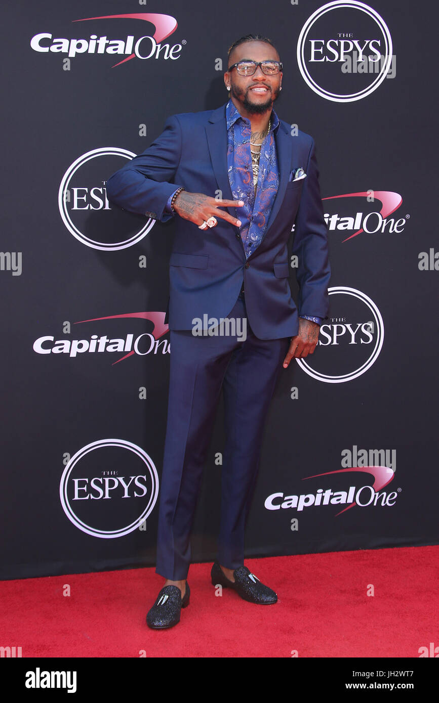 Los Angeles, CA, USA. 12 juillet, 2017. DeSean Jackson à la 25 ESPYS lors du Microsoft Theatre de Los Angeles, Californie le 12 juillet 2017. Credit : Faye Sadou/media/Alamy Punch Live News Banque D'Images