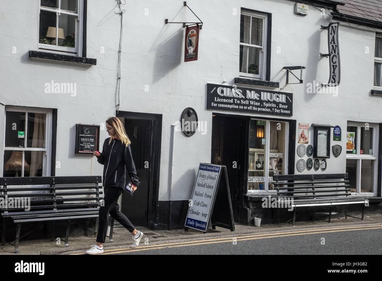 Voyage irlandais,Comté de Donegal, IRLANDE Banque D'Images