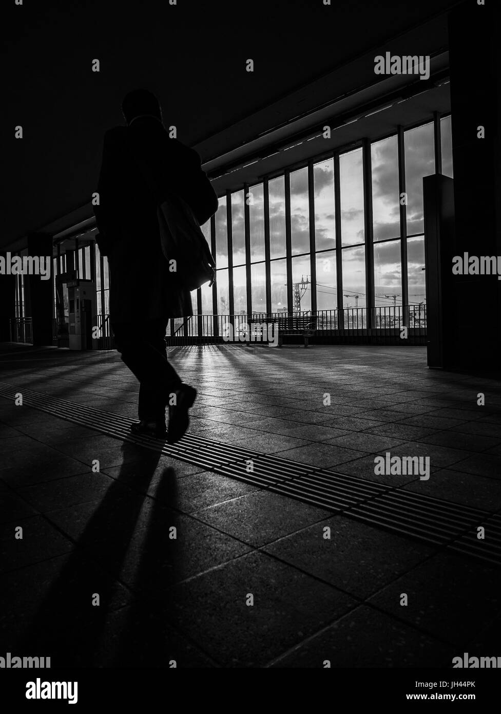 Heidelberg, Allemagne - 26 février 2016 - les personnes à la gare Banque D'Images