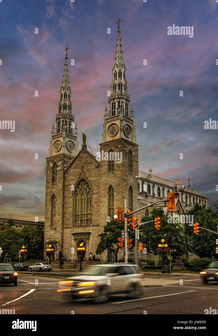 Ottawa evening view Banque D'Images