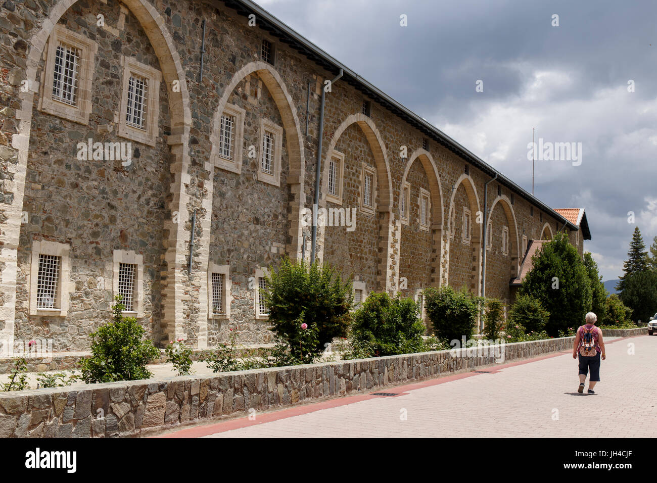 Monastère de Kykkos, Troodos, Chypre Banque D'Images