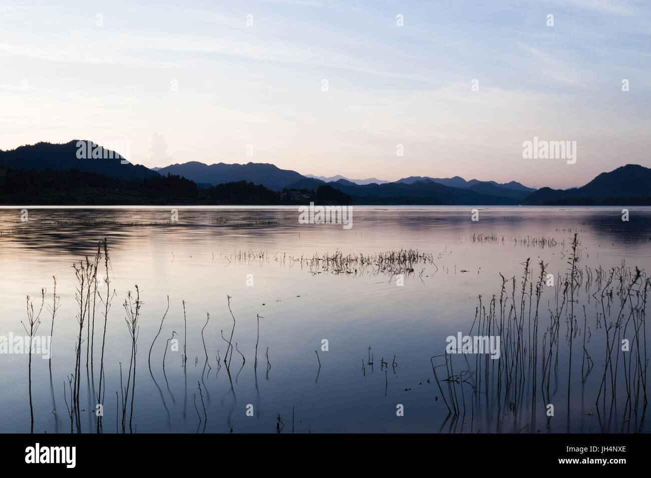 Huangshan Taiping,Lac,Anhui, Chine Banque D'Images