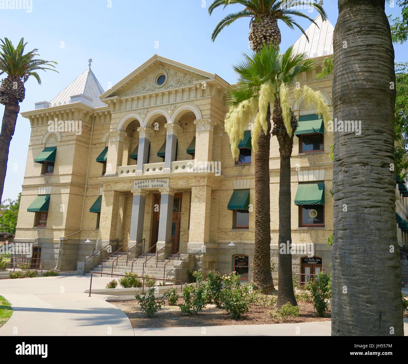 Kings County Court House historique, Hanford, CA Banque D'Images