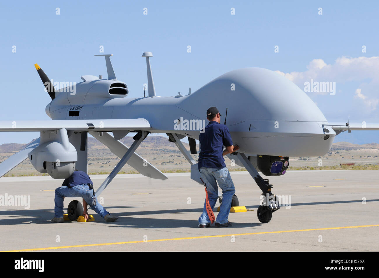 Les drones de l'armée américaine et les véhicules aériens sans équipage - UAV Banque D'Images