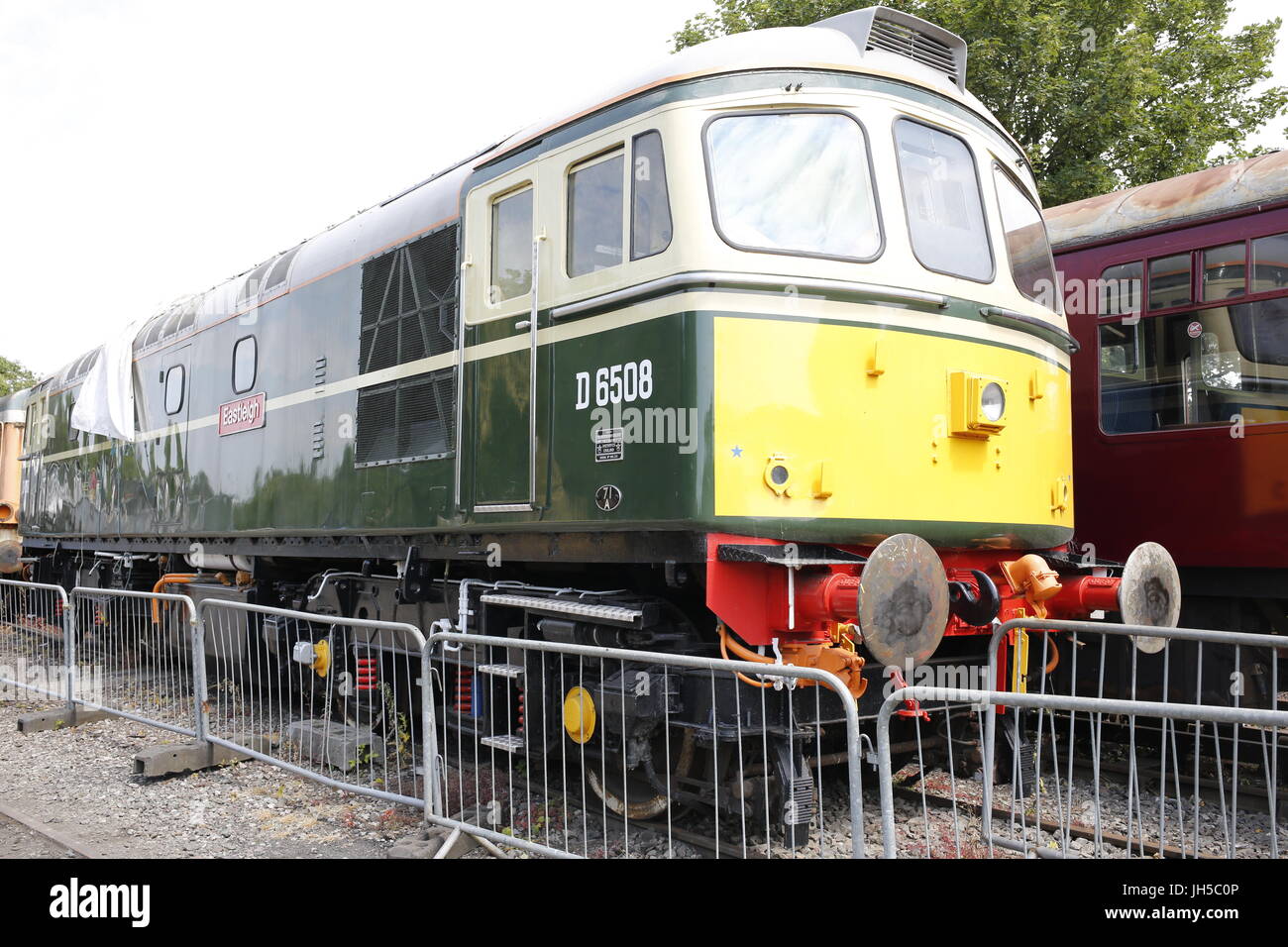 Locomotive diesel UK Banque D'Images