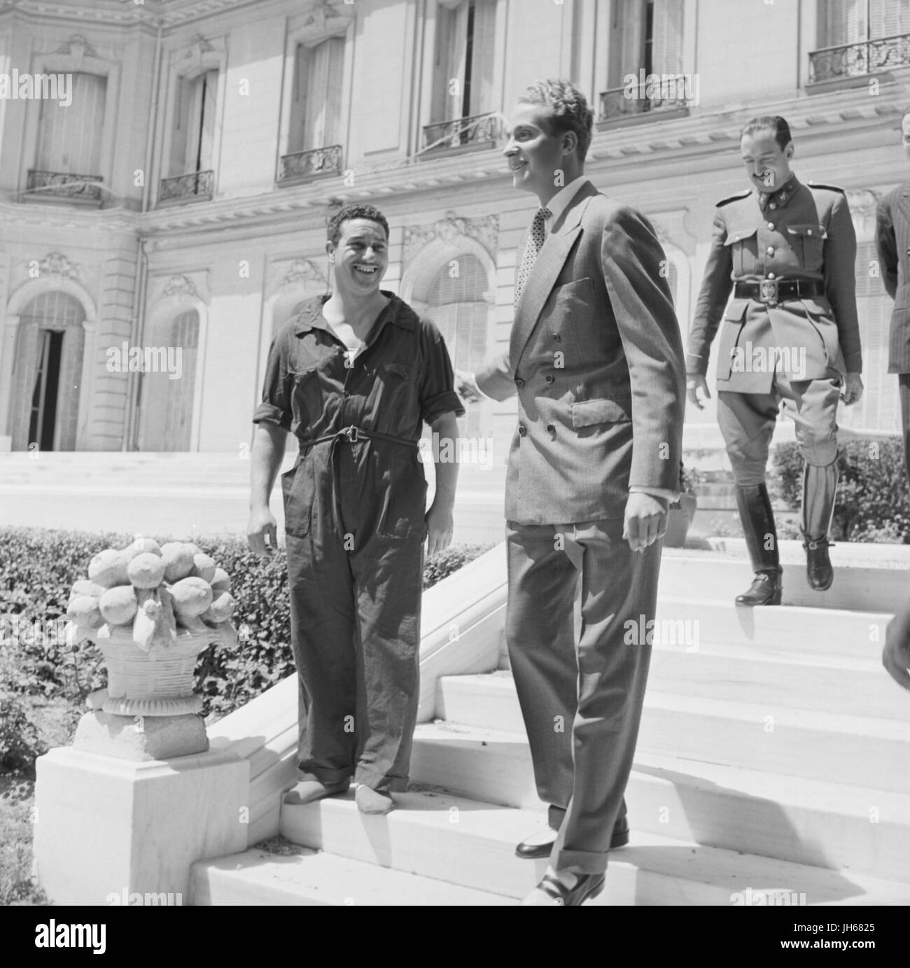 Le Prince Juan Carlos, 1955 Banque D'Images