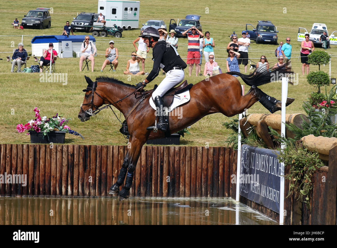 Mark Todd Barbury ERM Horse Trials 090717 Banque D'Images
